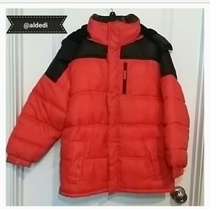 Winter Coat Orange/Black  for Kids